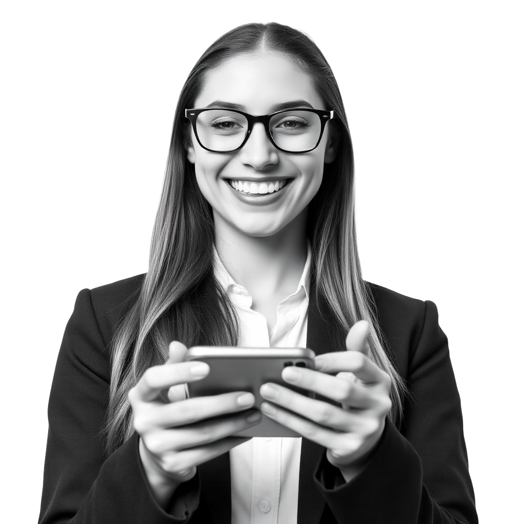 Marketer using DeluxePrime app